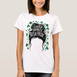 Camiseta Feliz Rua. Patricks Day Shamrock Irish Santo Patri