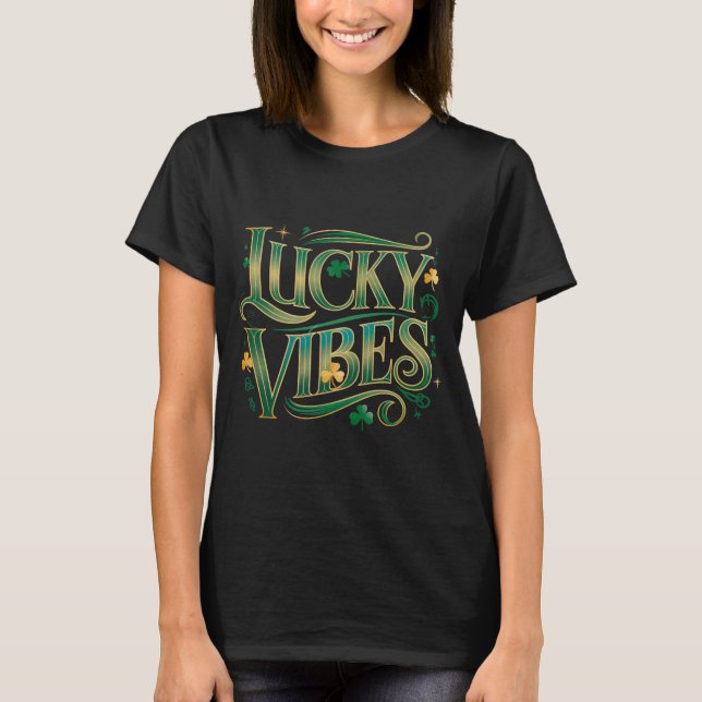 Camiseta Feliz Rua. Patricks Day Shamrock Irish Santo Patri (Frente)