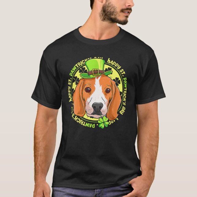 Camiseta Feliz Rua Pawtricks Dia Engraçada Rua De Pão De Cã (Frente)
