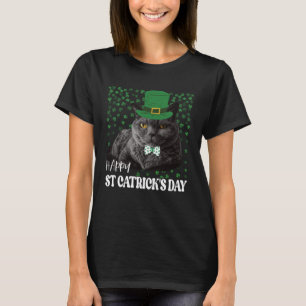 Camiseta Feliz Rua, Rua do Dia Patrick Cat Shamrock