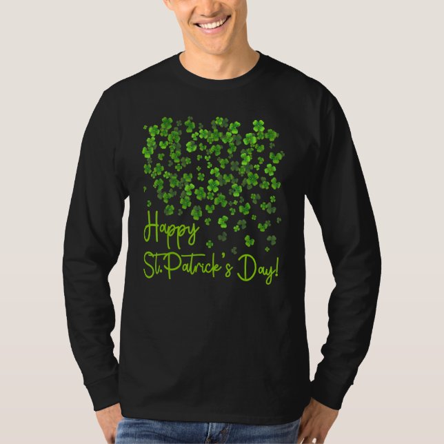 Camiseta Feliz Rua Saint Patrick S Day (Frente)