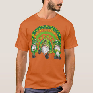 Camiseta Feliz Santo Patrício Feliz Arco-Íris Irlandês