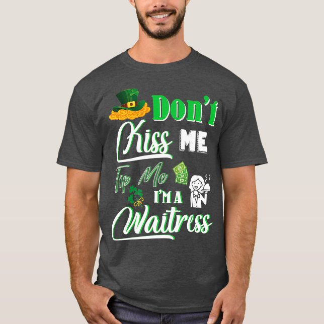 Camiseta Feliz Santo Patrick Day Não Me Beije Me Dica (Frente)