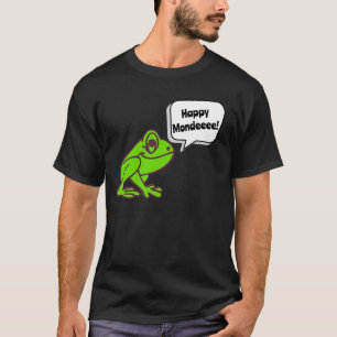 Camiseta Feliz segunda-feira Sapo T-Shirt