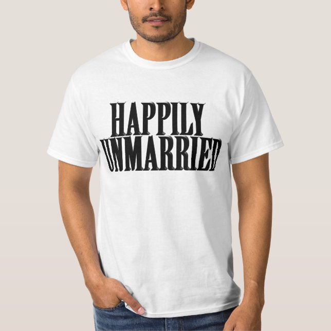 CAMISETA FELIZ SEM CASAMENTO (Frente)