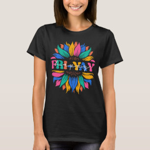 Camiseta Feliz sexta-feira de sexta-feira abre mão de um pr