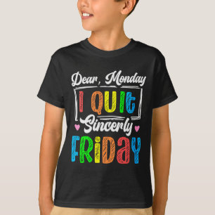 Camiseta Feliz Sexta-feira Feminina Fri Yay Professora Esco