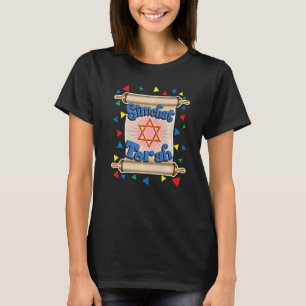 Camiseta Feliz Simchat Torah Para Homens Mulheres Crianças