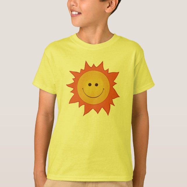 Camiseta Feliz Smiling Sun Kid (Frente)