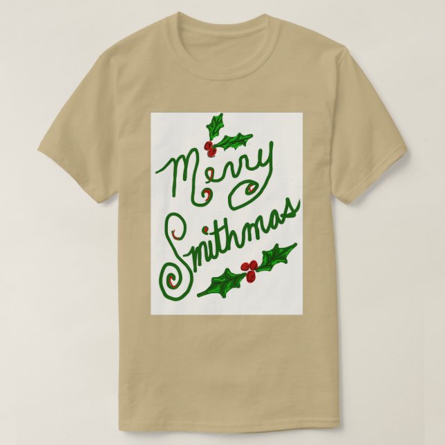 Camiseta Feliz Smithmas T (Frente do Design)