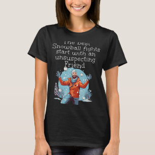 Camiseta Feliz Snowballer por amigos dessuspeitos em Snowb