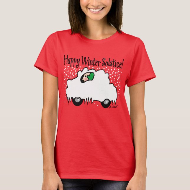 CAMISETA FELIZ SOLSTICE DE INVERNO! - (Frente)