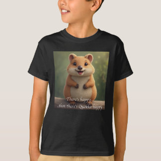 Camiseta Feliz, Sorrindo Quokka
