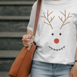 Camiseta Feliz Sorriso Cara de Neve