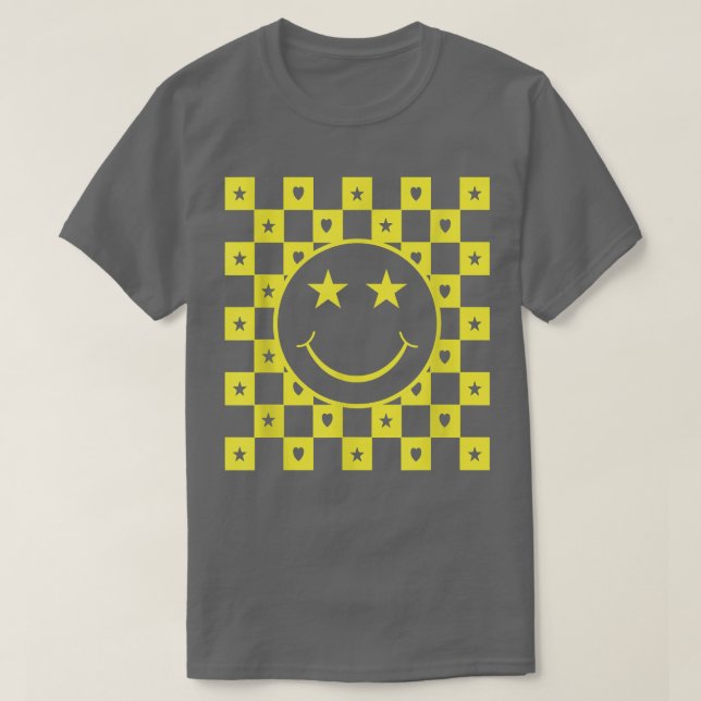 Camiseta Feliz Sorriso Cheio (Frente do Design)