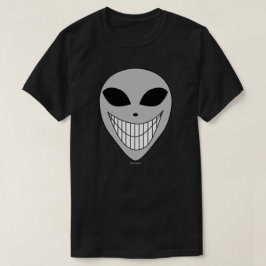 Camiseta Feliz Sorriso de Alienígena Dente Ciência Cósmica