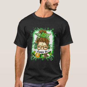 Camiseta Feliz, Sortuda Menina de Arma Irlandesa St Patrick
