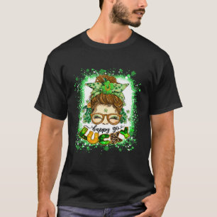 Camiseta Feliz, Sortuda Menina de Arma Irlandesa St Patrick