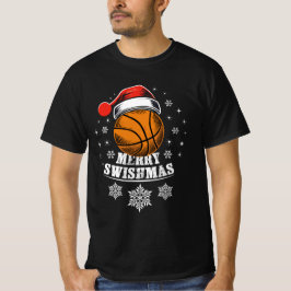Camiseta Feliz Swishmas para ventiladores de bolas de basqu