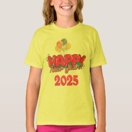 Camiseta Feliz t-shirt do ano novo 2025