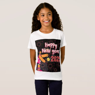 Camiseta Feliz t-shirt do ano novo 2025