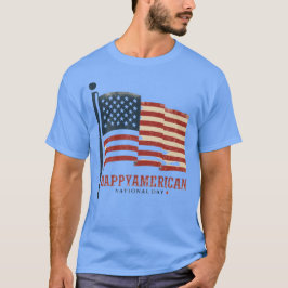 Camiseta Feliz T-Shirt Nacional Americano