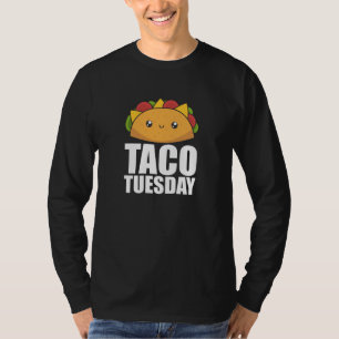 Camiseta Feliz Taco Terça-feira - Comida Mexicana