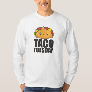Camiseta Feliz Taco Terça-feira - Comida mexicana