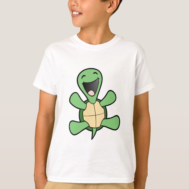 Camiseta Feliz Tartaruga (Frente)