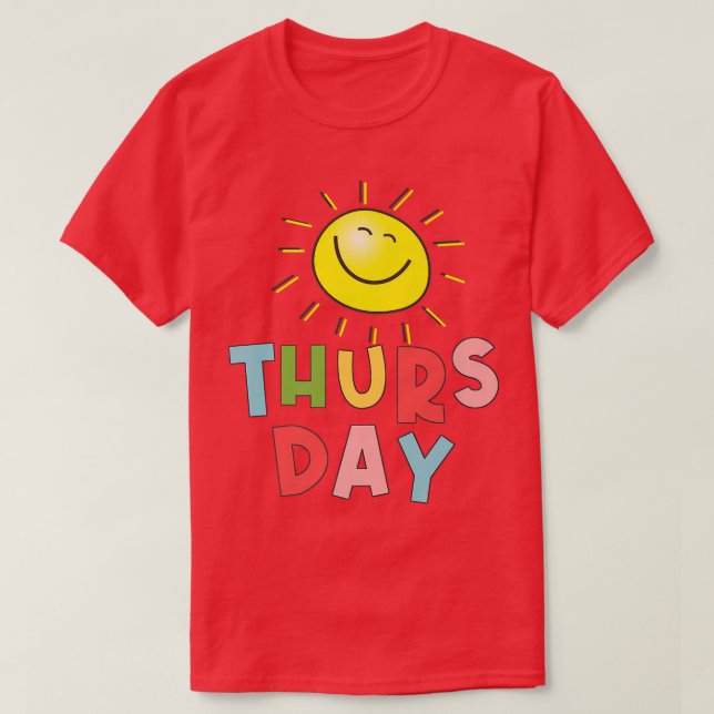 Camiseta Feliz Terça-feira Brilhante (Frente do Design)