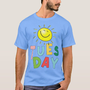 Camiseta Feliz Terça-feira Brilhante