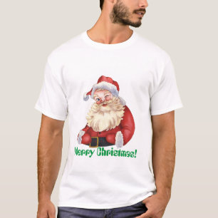 Camiseta Feliz Texto de Natal Impresso Ho ho ho ho Jingle B