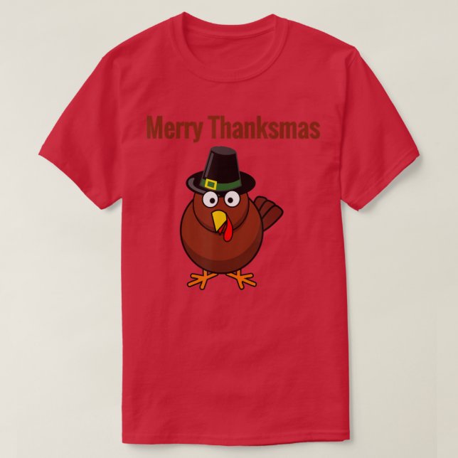 Camiseta Feliz Thanksmas Turkey T Limited Edition Graças (Frente do Design)