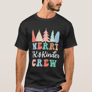 Camiseta Feliz Tk E Tripulação De Kinder Professora De Jard