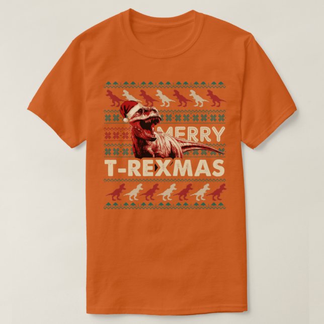 Camiseta Feliz Trexmas (Frente do Design)