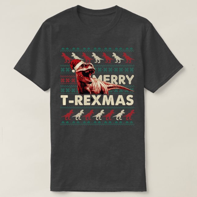 Camiseta Feliz Trexmas (Frente do Design)