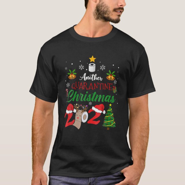 Camiseta Feliz Trexmas Engraçado Trex Natal Pajama (Frente)
