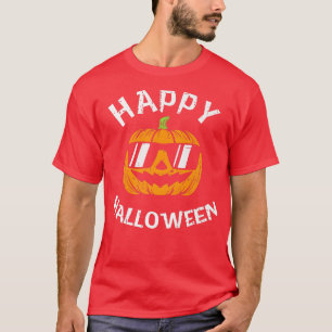 Camiseta Feliz truque de abóbora de Halloween ou trato para