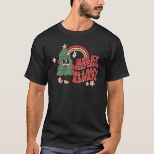 Camiseta Feliz Tudo E Um Feliz Cristo Arco-Íris