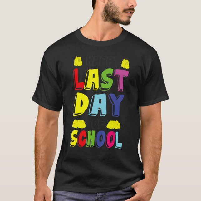 Camiseta Feliz Último Dia de Aula 1 (Frente)