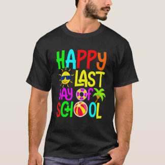 Camiseta Feliz Último Dia De Aula Alunos E Professores
