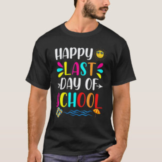 Camiseta Feliz Último Dia De Aula Alunos E Professores 2