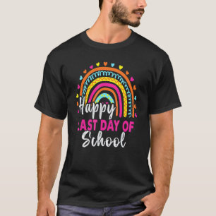 Camiseta Feliz Último Dia De Aula Alunos E Professores Term