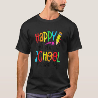Camiseta Feliz Último Dia de Aula Férias de Verão Enfermeir