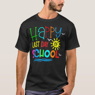 Camiseta Feliz Último Dia De Aula Para Professor Aluno 2