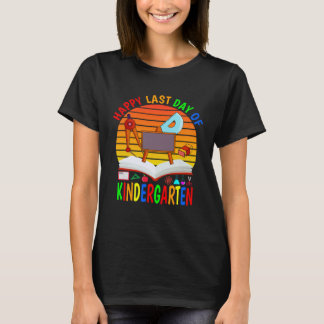 Camiseta Feliz Último Dia Do Jardim De Infância 2023 Profes