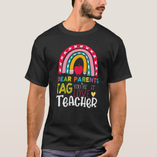 Camiseta Feliz Último Dia Dos Queridos Pais É Sua Vez Amo 