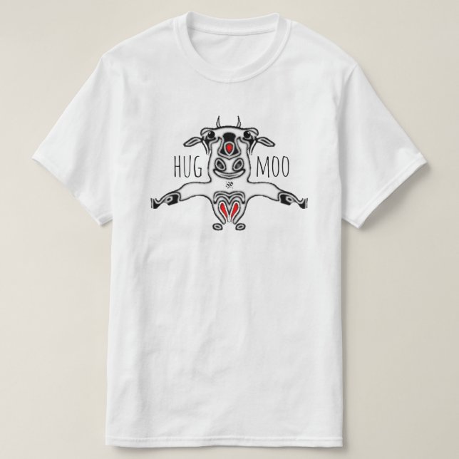 Camiseta Feliz Vaca (Frente do Design)