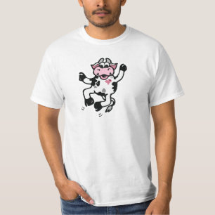 Camiseta Feliz Vaca Dançante