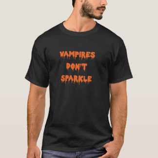 Camiseta Feliz Vampiros de Halloween não brilham o custo Sp